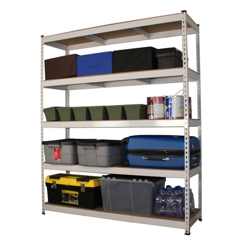 18x 60x22 x 72x22 Modular Shelving - White S322