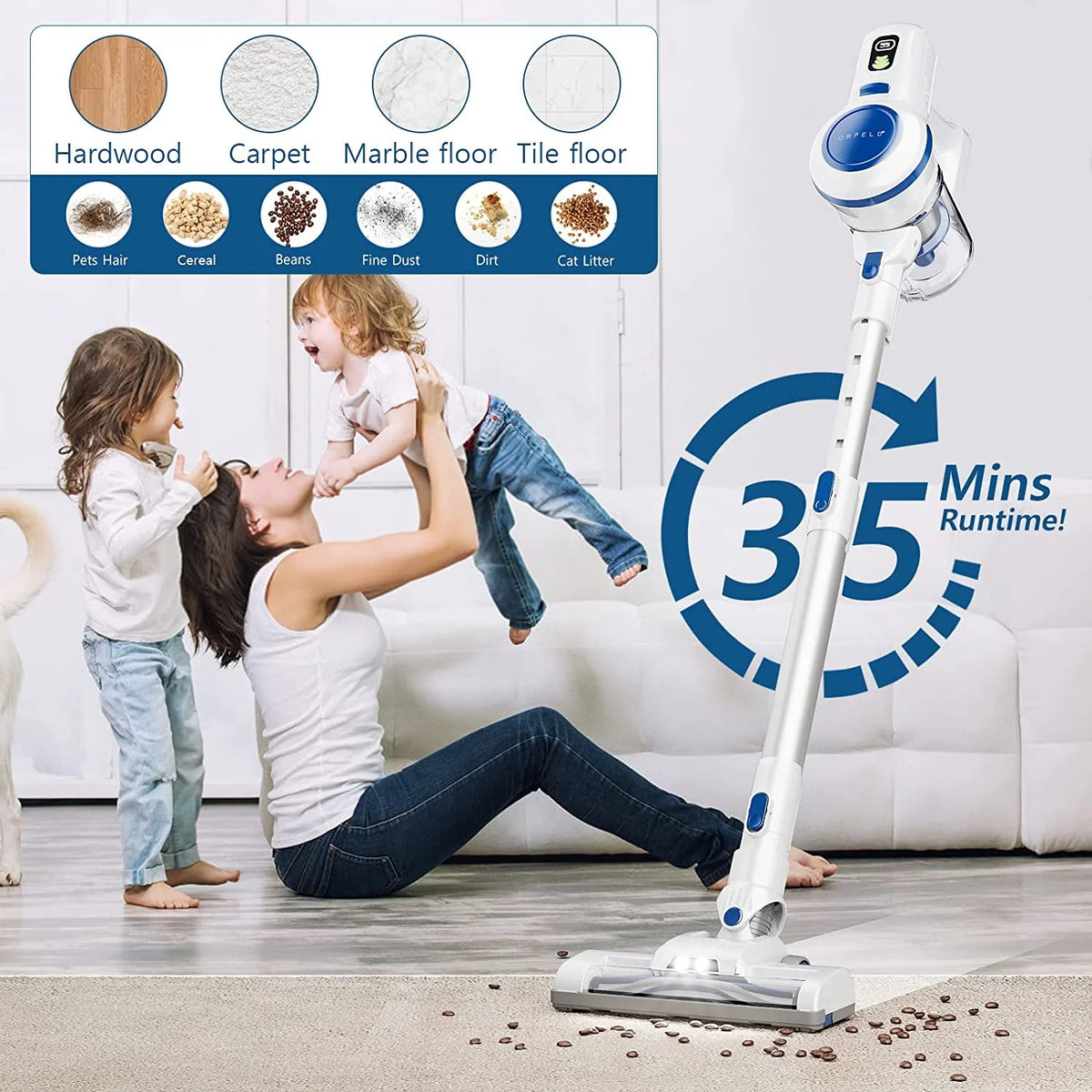 Cordless Lightweight Stick Vacuum Cleaner C4635