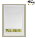 Cordless Pleated Window Shade, White (Set of 2) L2624