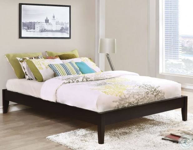 Cappuccino Queen Platform Bed H85878