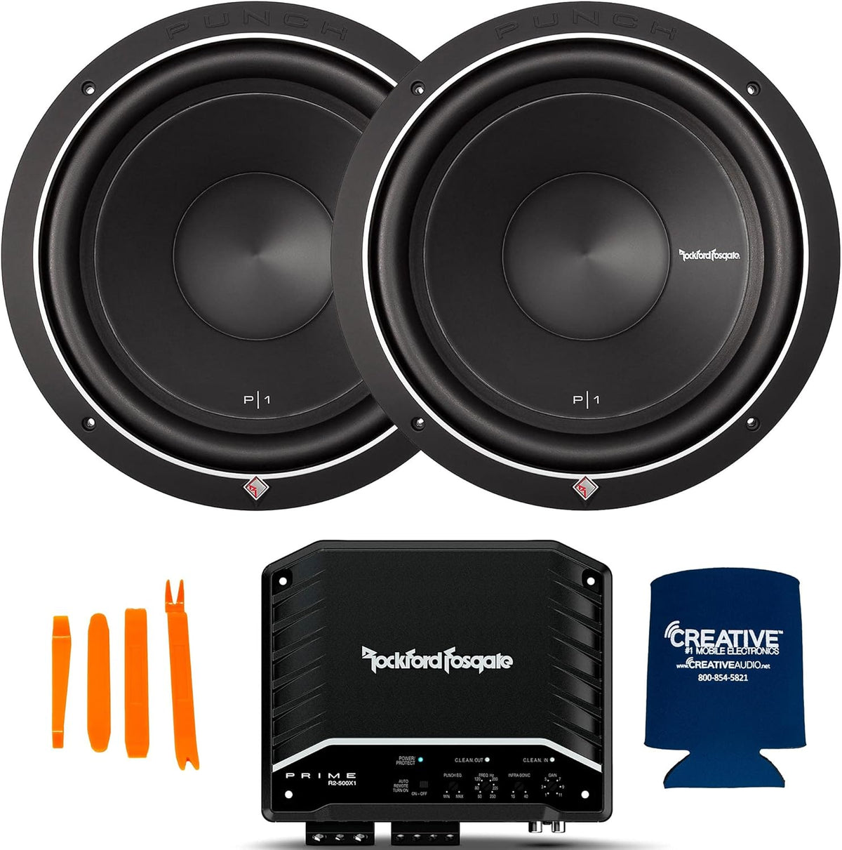 12" Subwoofers and 500-Watt Amplifier N45059