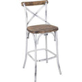 Antique White Solid Wood Bar Stool G76444