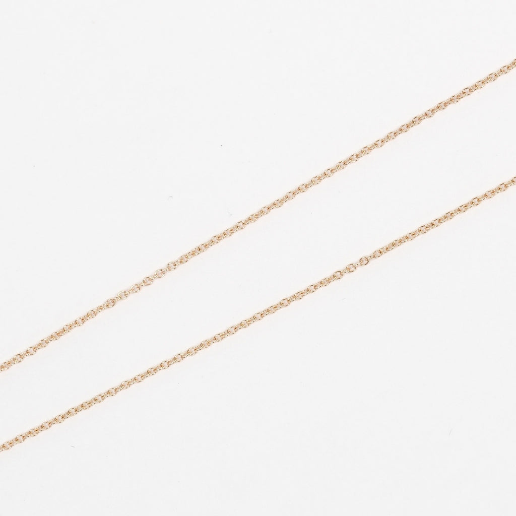 Open Heart 7mm Necklace K18 PG Pink Gold N133768