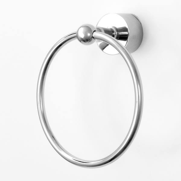 Matte Black Towel Ring B7773