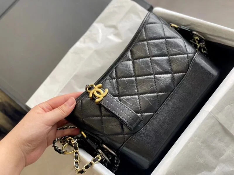 Black Small Hobo Bag P555