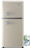 3.5 cu.ft Two Door Compact Refrigerator with Freezer, Red V5454