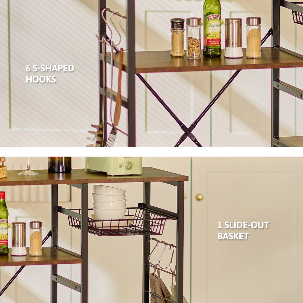 Baker’s Rack with 5 Storage Shelves Y17587