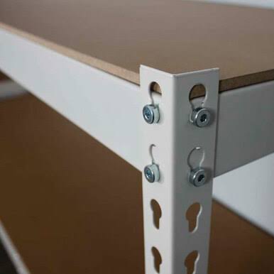 18x 60x22 x 72x22 Modular Shelving - White S322
