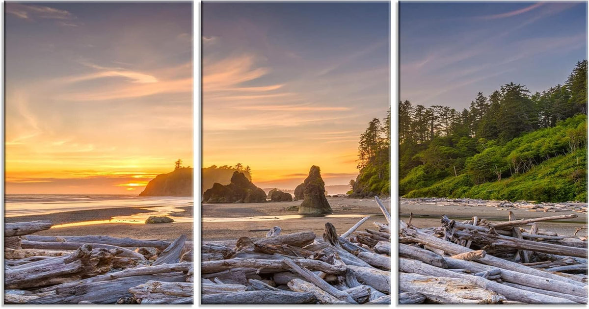 5 Piece Framed Canvas Print Wall Art Pictures (60''Wx32''H) K18682