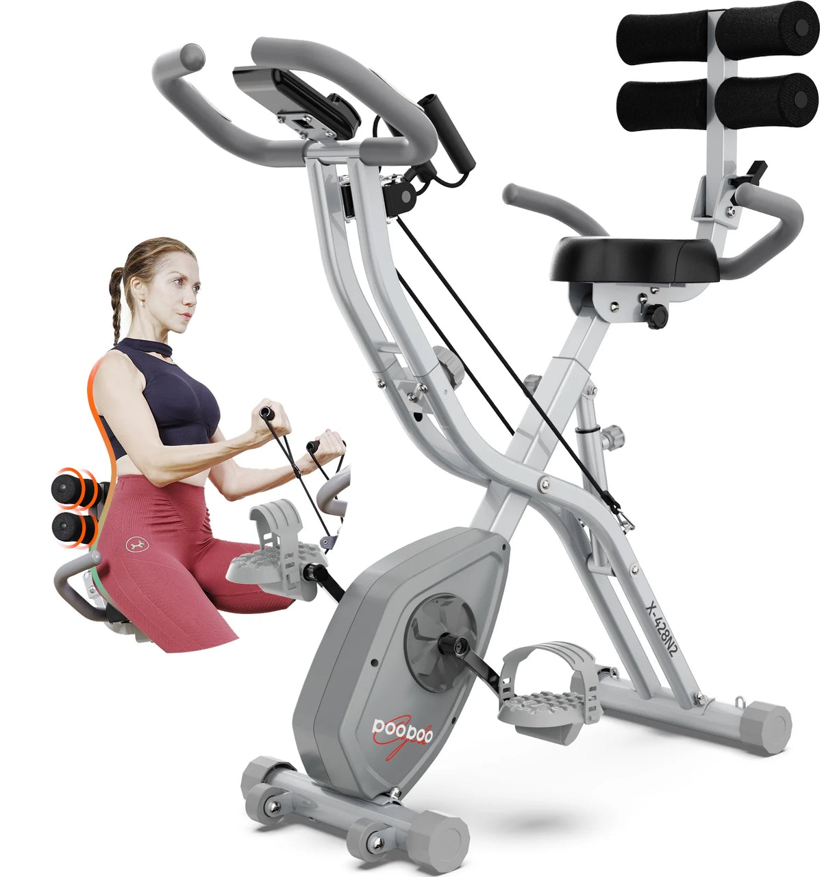 4in1 Folding Exercise Bike B230798