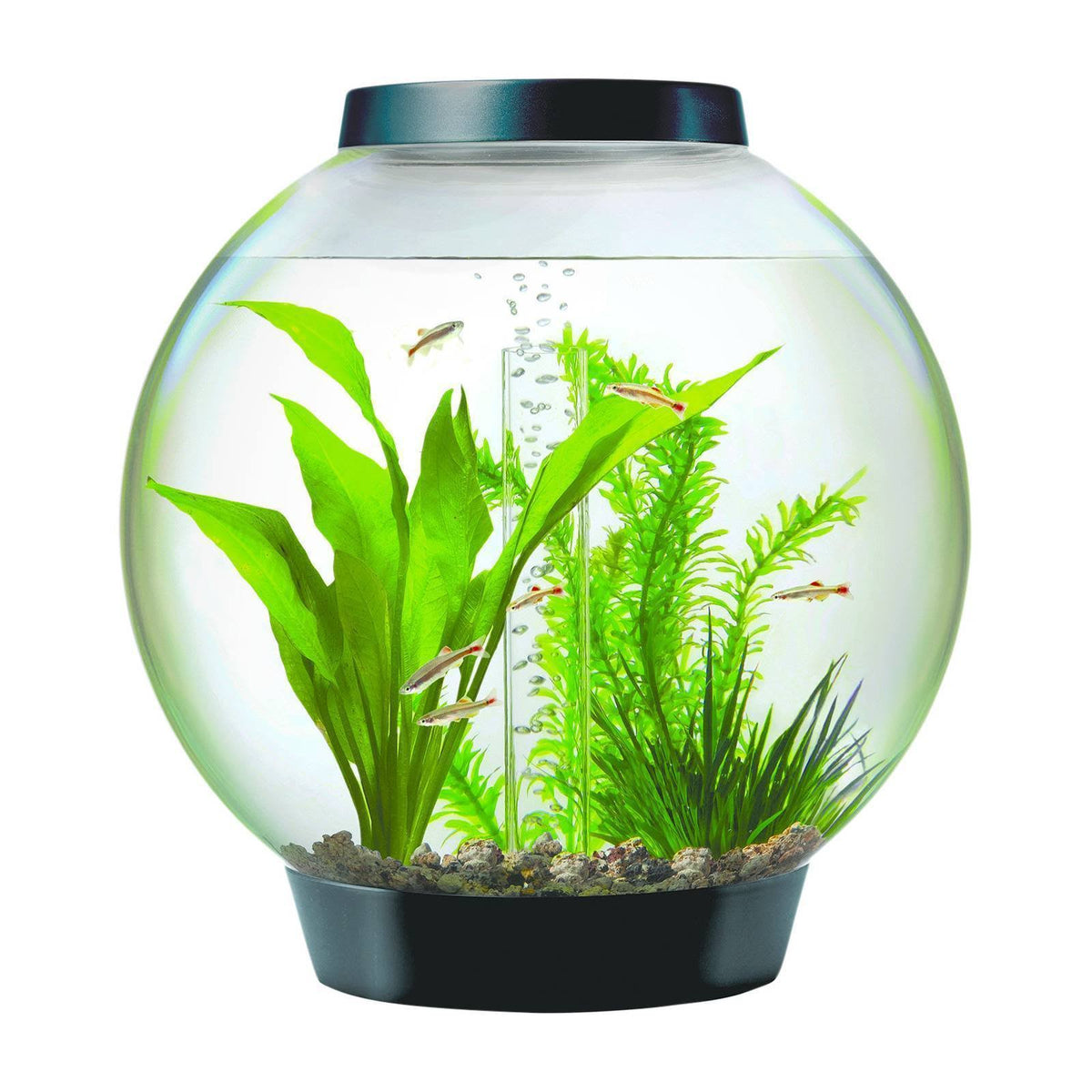 15 Aquarium with Led Lights Black G55397