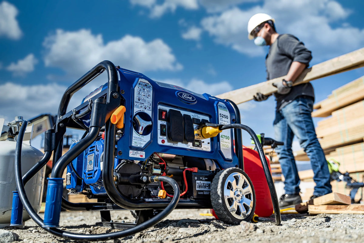 5,250-Watt Dual Fuel Portable Generator X1715