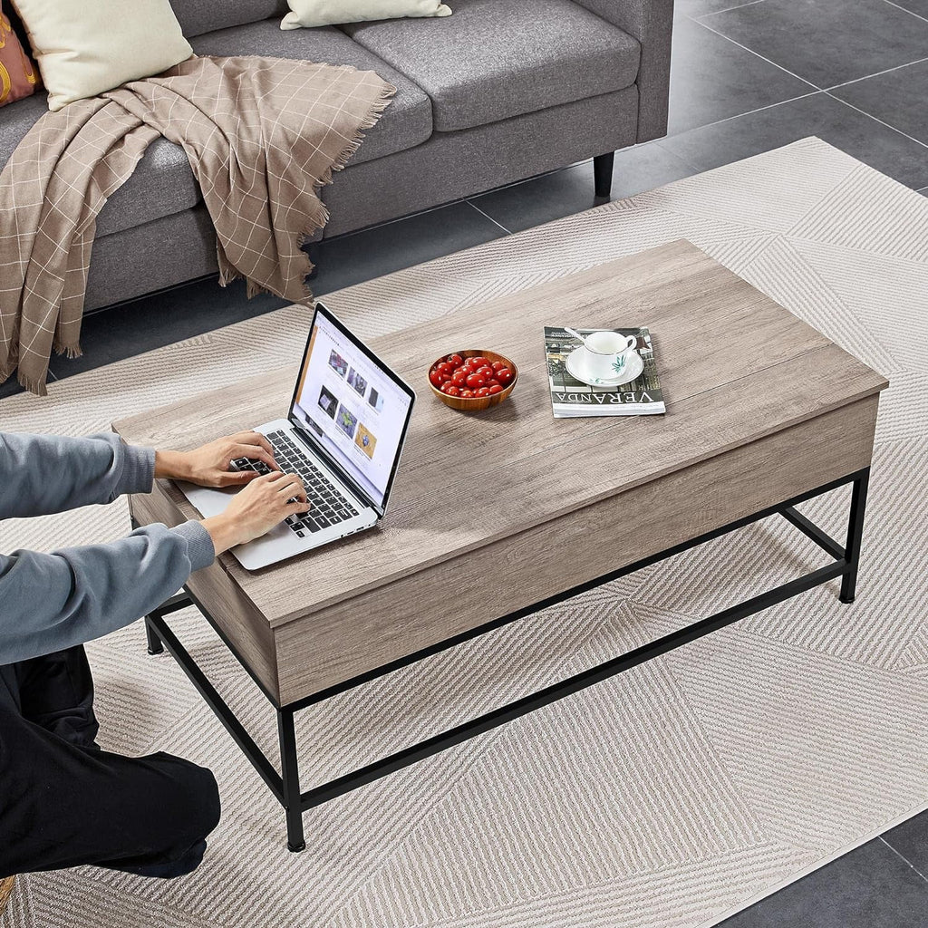 47.5" Lift Top Coffee Table with Hidden Storage I339367
