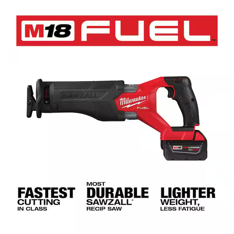 18V Lithium-Ion Brushless Cordless Reciprocating Saw with Battery & Blade Set S316