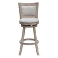 White-wash Wire-brush Ivory 29 in. Barstool K720