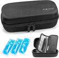 Insulin Cooler Travel Case with 3 Cooler Ice Pack Black R9457