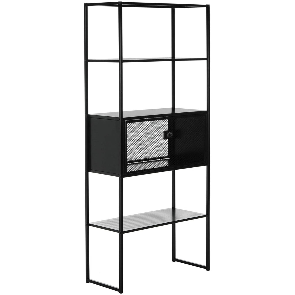 Black Storage Bookshelf H229054