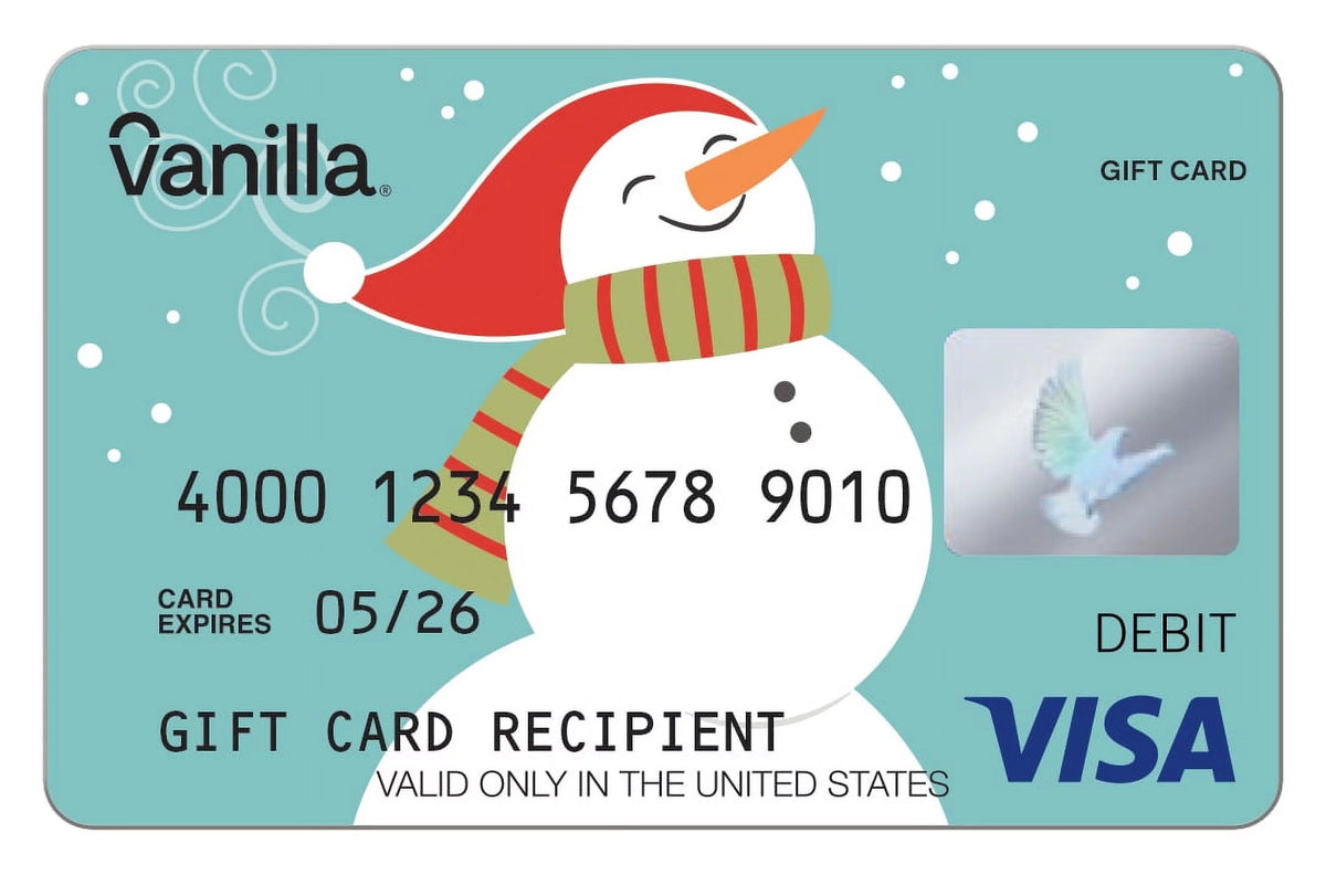 Curly Character Snowman Vanilla eGift J36820