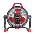 12 inch Rechargeable Battery Powered Floor Fan Black J848