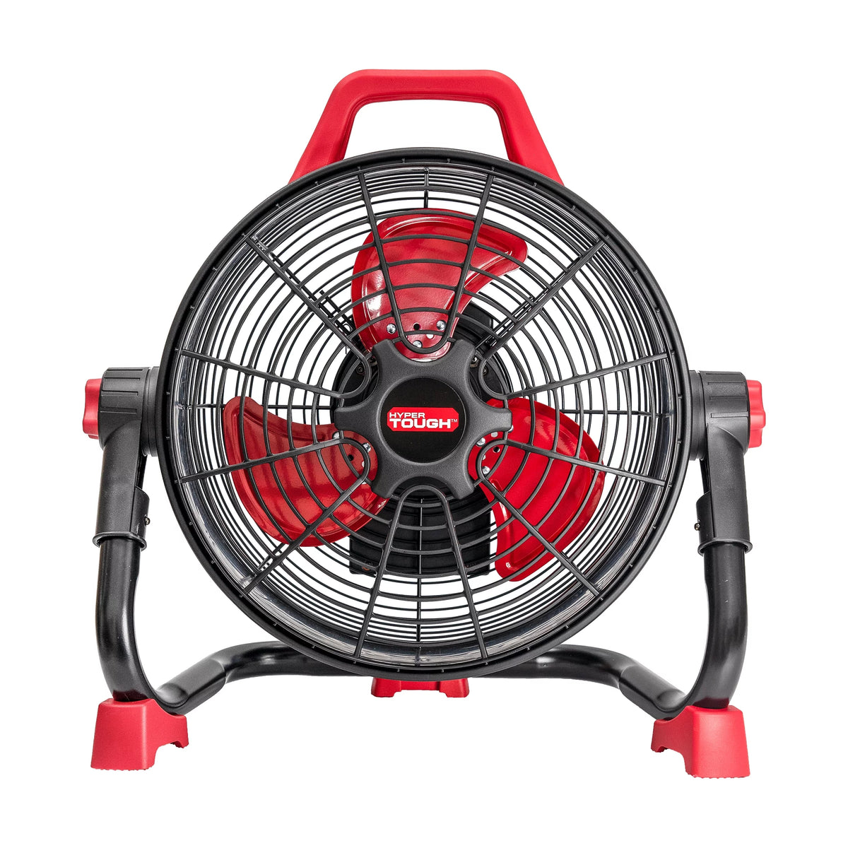 12 inch Rechargeable Battery Powered Floor Fan Black J848