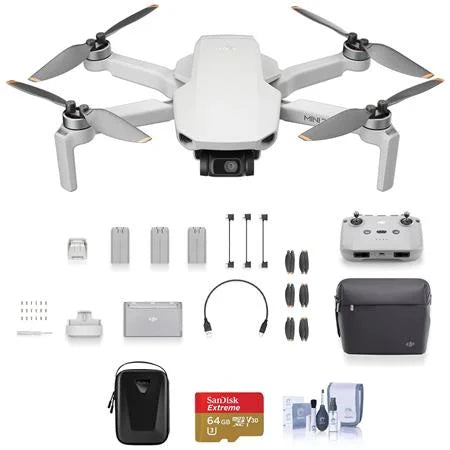 Mini 2 SE Drone Fly More Combo Bundle with 64GB microSD Card D8724