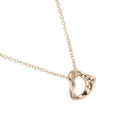 Open Heart 7mm Necklace K18 PG Pink Gold N133768